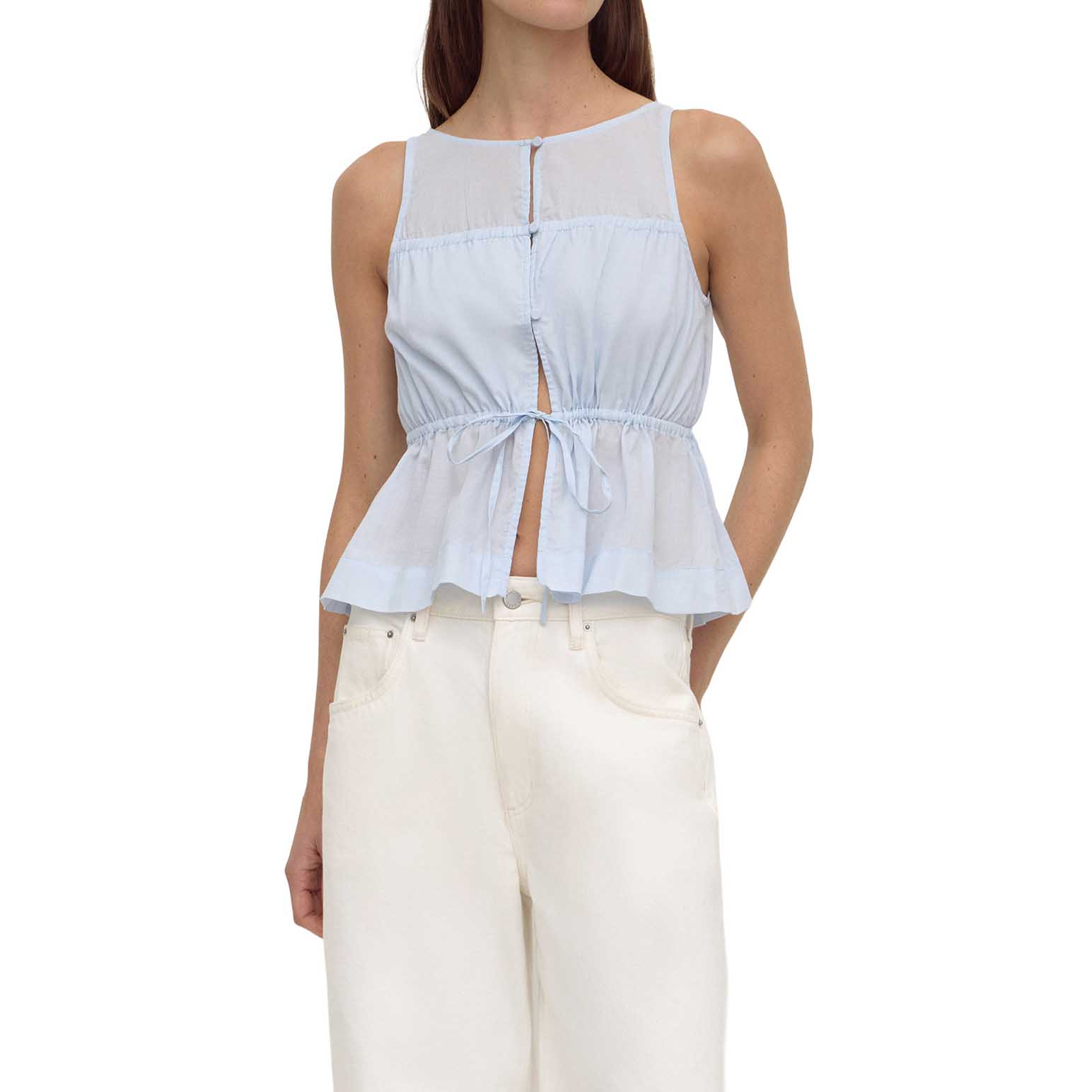 Assembly Label Suzie Top Powder Blue